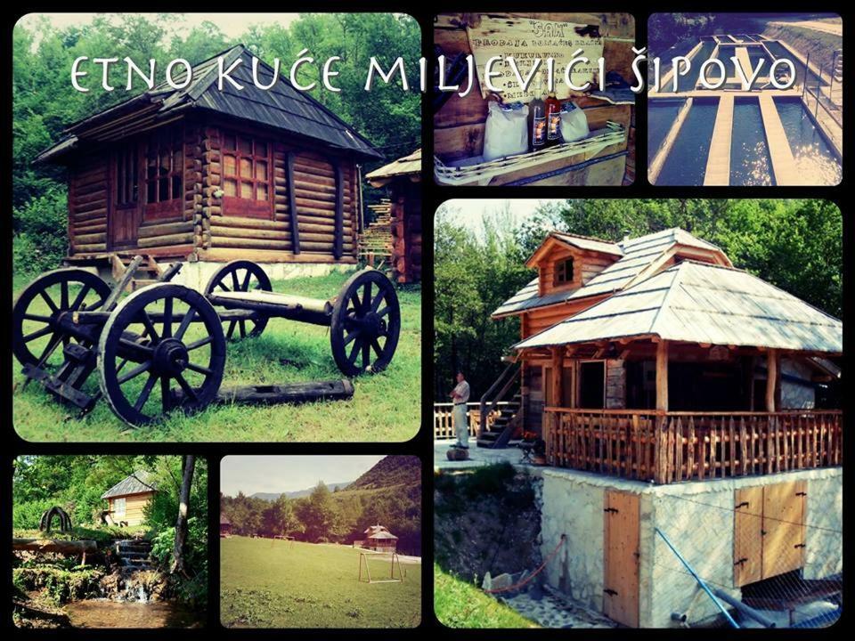 Отель Etno Kuce Miljevic Sipovo Экстерьер фото